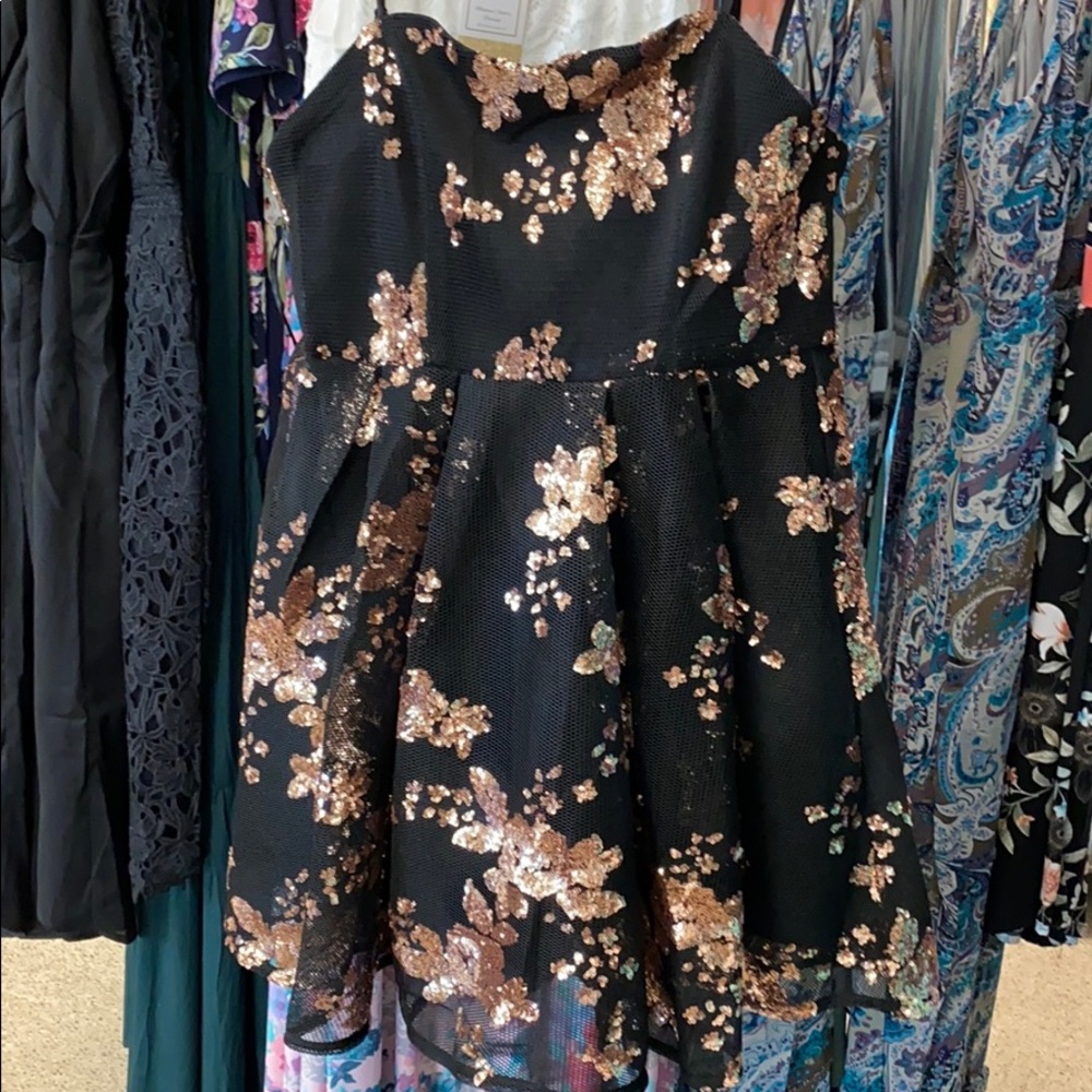 Rose gold homecoming dress
